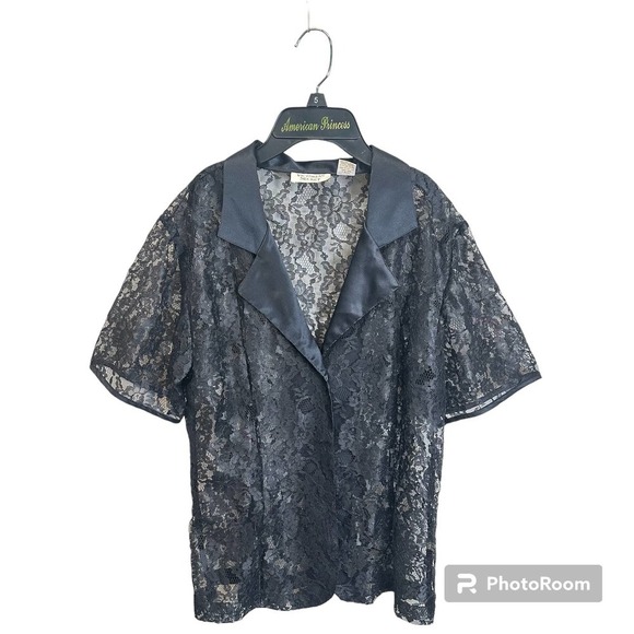 VTG. 90’s Victoria's Secret Gold Label Black Lace Up Women’s S Grunge - Picture 1 of 7